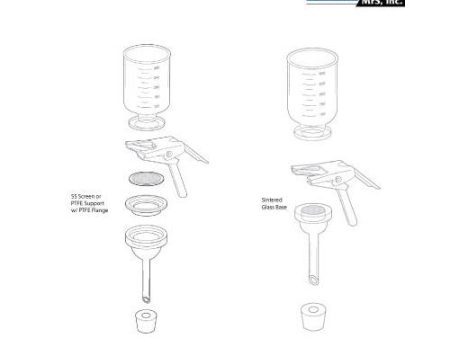47MM GLASS VACUUM HOLDER, PTFE SEAL