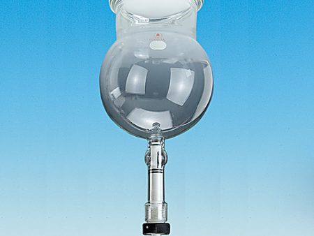 FLASK, SPHERICAL, ZERO DEAD SPACE VALVE