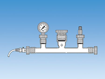 MANIFOLD, PRESSURE, EPOXY COATED