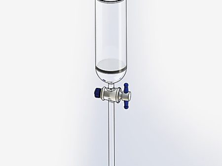 FUNNEL, SEPARATORY, CYLINDRICAL, 1:5 PTFE PLUG