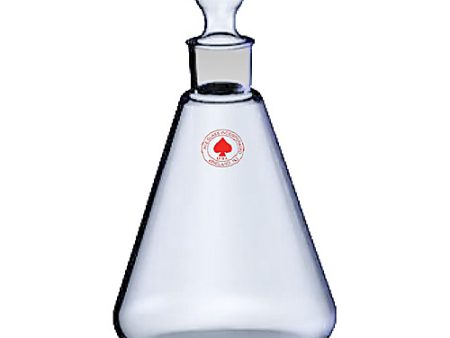 FLASK, ERLENMEYER, STOPPER TOP