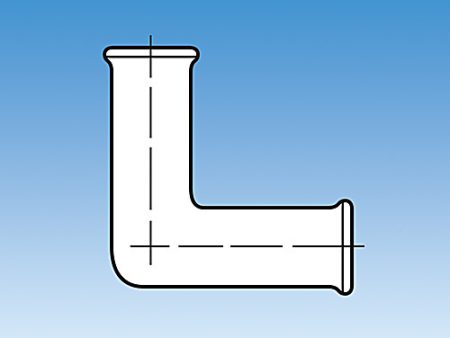 MITERED ELBOW, 90 DEGREE, PROCESS PIPE