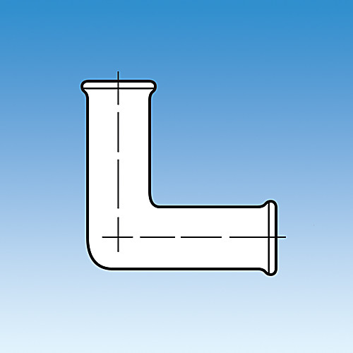 MITERED ELBOW, 90 DEGREE, PROCESS PIPE