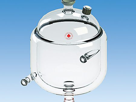 FLASK, ROTARY EVAPORATOR, RECEIVING, JACKETED