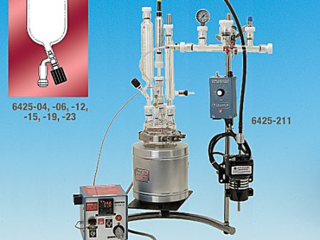 PRESSURE REACTOR, TWO-PIECE, PLAIN, BOTTOM OUTLET