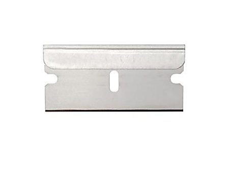 RAZOR BLADES, GEM COATED STAINLESS STEEL, ALUMINUM SPINE, .009" THICK, PACK
