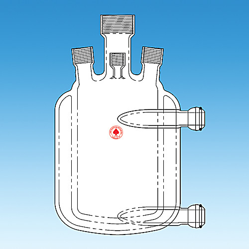 PRESSURE REACTOR, ONE-PIECE, JACKETED FLASK