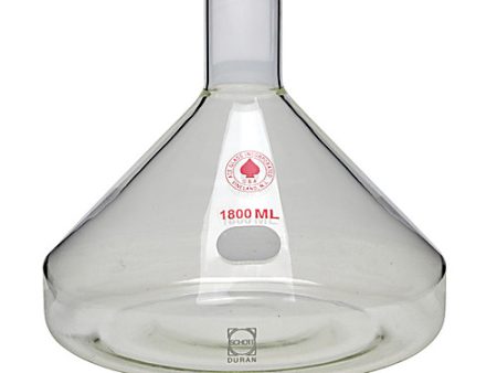 FERNBACH FLASK, NO BAFFLES, LONG, PLAIN NECK