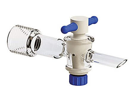 ADAPTER, BOTTOM DRIP, WITH 1:5 PTFE STOPCOCK