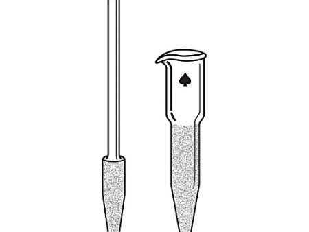 TISSUE GRINDER, TAPERED, GLASS, INTERCHANGEABLE