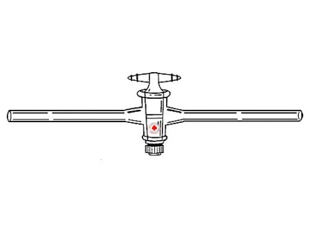 STOPCOCK, STRAIGHT BORE, 1:5 PTFE PLUG