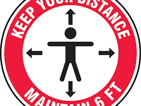 ACCUFORM® SLIP-GARD 12" DIAMETER FLOOR SIGN