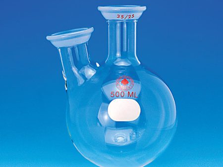 FLASK, TWO NECKS, SPHERICAL