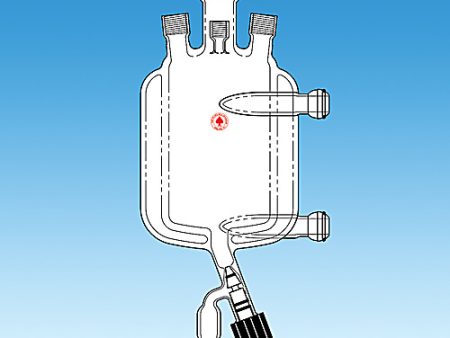 PRESSURE REACTOR, ONE-PIECE, JACKETED, BOTTOM OUTLET
