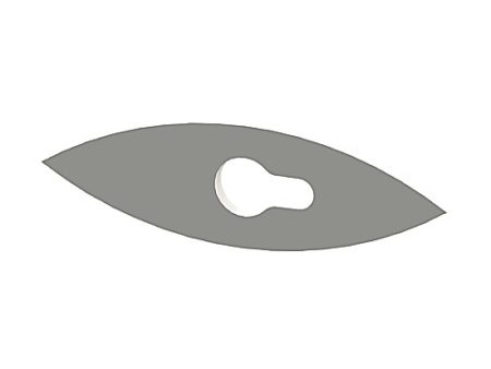 STIRRER BLADES, PTFE, OVAL, 10MM SHAFTS