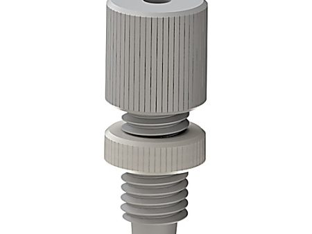 ADAPTER, END FITTING, 1/4"-28, ACE-THRED, MICHEL-MILLER