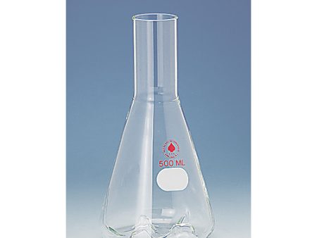 SHAKE FLASK, SIDE & BOTTOM BAFFLES, LONG, PLAIN NECK