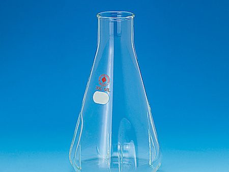 TRYPSINIZING FLASK, BAFFLED, BEADED NECK