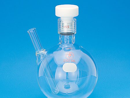 FLASK, PRESSURE, ROUND BOTTOM, WITH THERMOWELL