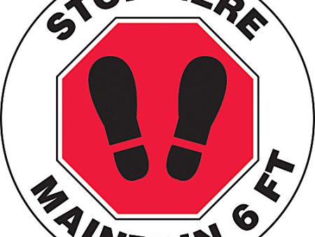 ACCUFORM® SLIP-GARD 12" DIAMETER FLOOR SIGN