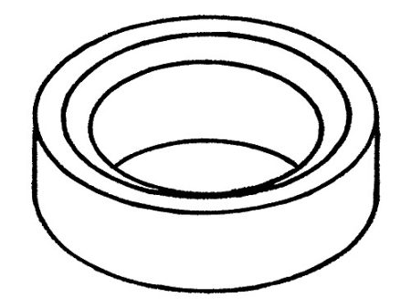 SUPPORT RING, SOLID PTFE