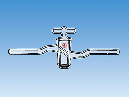 STOPCOCK, HIGH VACUUM, OBLIQUE HOLLOW PLUG