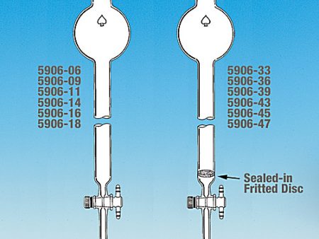 CHROMATOGRAPHIC COLUMN, 1:5 PTFE PLUG, FLOW CONTROL CONNECTION