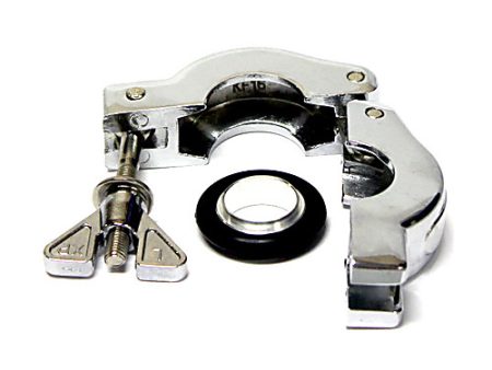 KF/NW16 ALUMINUM WING NUT FLANGE QUICK CLAMP & CENTERING RING