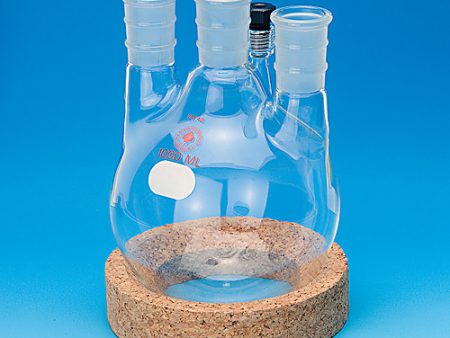 FLASK, ROUND BOTTOM, FOUR NECK, ACE-THRED