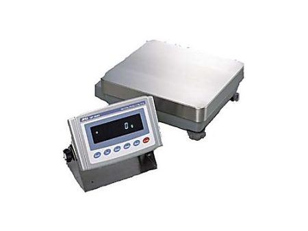 HIGH CAPACITY PRECISION BALANCE WITH EXTERNAL CALIBRATION WITH SEPARATE DISPLAY