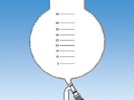 FLASK, REACTION, SPHERICAL, WITH BOTTOM OUTLET