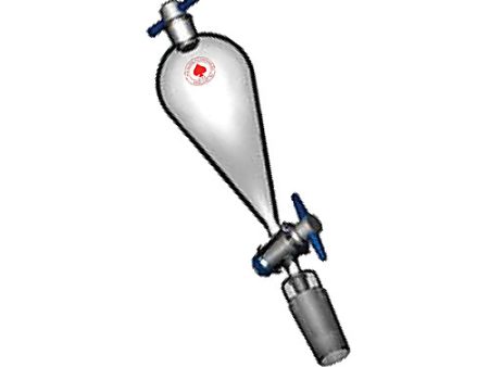 FUNNEL, SEPARATORY, PTFE PLUG