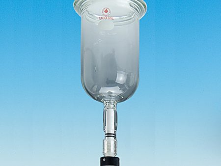 FLASK, CYLINDRICAL, ZERO DEAD SPACE VALVE