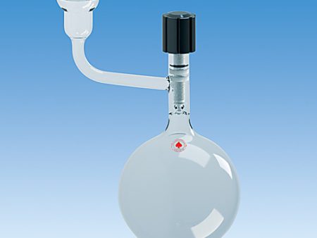 FLASK, ROUND BOTTOM, VALVE TOP, O-RING JOINT SIDE, NO-AIR