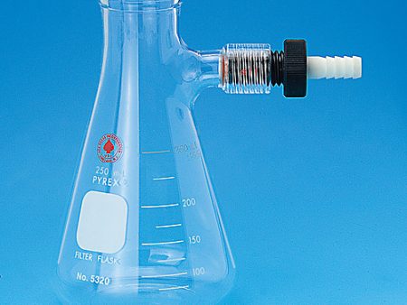 FLASK, FILTERING, HEAVY WALL, WITH ACE-SAFE THREAD HOSE CONNECTION