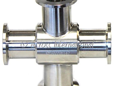 KF25/NW25 STAINLESS STEEL 4-WAY CROSS FLANGE