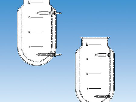 FLASK, REACTION, CYLINDRICAL, JACKETED