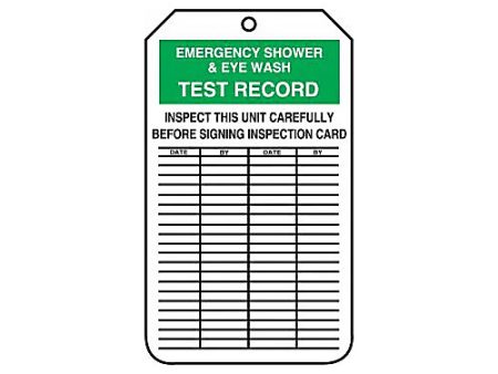INSPECTION & STATUS RECORD TAG