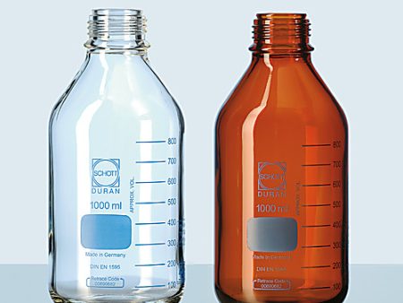 BOTTLE, VACUUM/PRESSURE RESISTANT, GL THREAD - DURAN